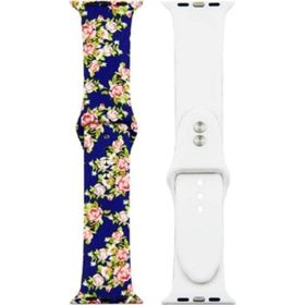 CoverZone Apple Watch 42-44 mm Grafiti Desenli NM-16 Kayış Kordon