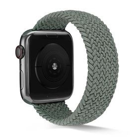CoverZone Apple Watch 42 mm Knitting Braid Small Koyu Yeşil Kordon