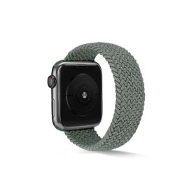 CoverZone Apple Watch 42 mm Knitting Braid Small Koyu Yeşil Kordon