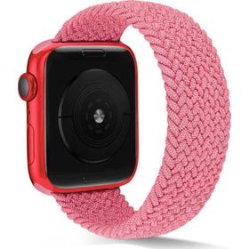 CoverZone Apple Watch 42 mm Knitting Braid Small Pembe Kordon