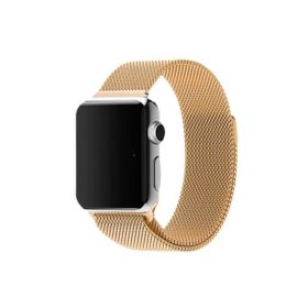 CoverZone Apple Watch 42 mm Mıknatıslı Metal Kayış Gold ENT Kordon