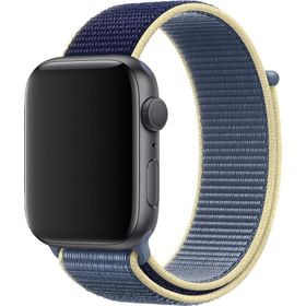 CoverZone Apple Watch 42 mm Uyumlu Alaska Mavi Spor Loop Kordon