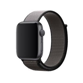 CoverZone Apple Watch 42 mm Uyumlu Demir-Gri Spor Loop Kordon