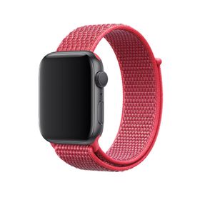 CoverZone Apple Watch 42 mm Uyumlu Frambuaz Spor Loop Kordon