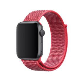 CoverZone Apple Watch 42 mm Uyumlu Frambuaz Spor Loop Kordon
