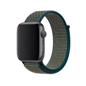 CoverZone Apple Watch 42 mm Uyumlu Hiper Yeşil Spor Loop Kordon