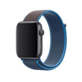CoverZone Apple Watch 42 mm Uyumlu Kaya Mavi Spor Loop Kordon