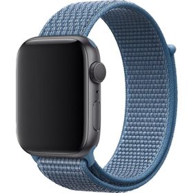 CoverZone Apple Watch 42 mm Uyumlu Pastel Mavi Spor Loop Kordon
