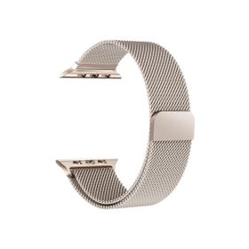 CoverZone Apple Watch 44 mm Mıknatıslı Metal Kayış Rose Gold Kordon