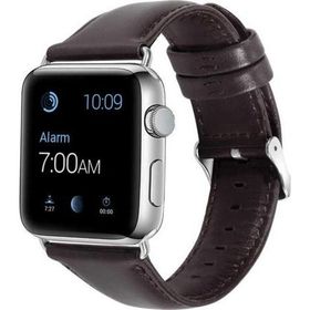 CoverZone Apple Watch 44 mm Siyah Deri Kordon