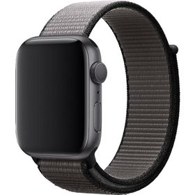 CoverZone Apple Watch 44 mm Uyumlu Demir-Gri Spor Loop Kordon