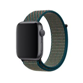 CoverZone Apple Watch 44 mm Uyumlu Hiper Yeşil Spor Loop Kordon