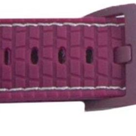 CoverZone Apple Watch 6 Uyumlu Delikli Vlahovic 38-40 mm Dikişli Tokalı Bordo Kordon