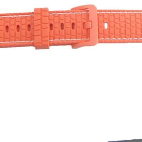 CoverZone Apple Watch 6 Uyumlu Delikli Vlahovic 38-40 mm Dikişli Tokalı Turuncu Kordon