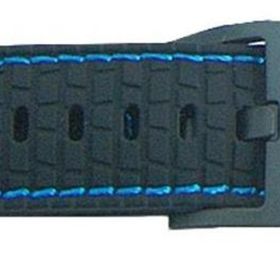 CoverZone Apple Watch 7 Uyumlu Delikli Vlahovic 41 mm Dikişli Tokalı Siyah Kordon