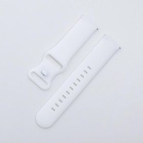 CoverZone Apple Watch 7 Uyumlu Kayış Yumuşak Çift Tokalı 41 mm Termoplastik Beyaz Kordon