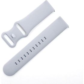 CoverZone Apple Watch 7 Uyumlu Kayış Yumuşak Çift Tokalı 41 mm Termoplastik Gri Kordon