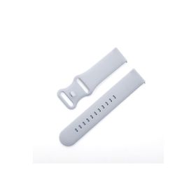 CoverZone Apple Watch 7 Uyumlu Kayış Yumuşak Çift Tokalı 45 mm Termoplastik Gri Kordon