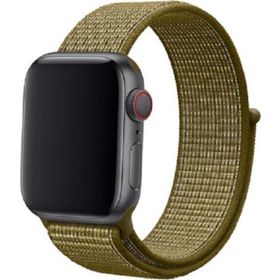 CoverZone Apple Watch Yeşil Fabric 42-44 mm Bilekli Kumaş Kayış Kordon