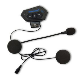 CoverZone BT-12 Siyah Kablosuz Motosiklet Bluetooth Kask Kulaklığı
