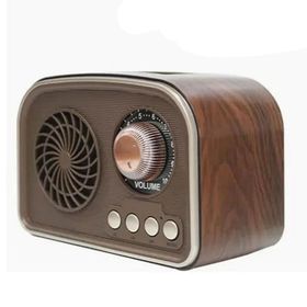 CoverZone CZ101BT Mini Boy Retro Radyo Kahverengi Bluetooth Hoparlör