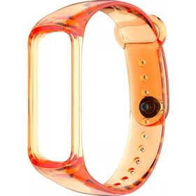 CoverZone Galaxy Fit 2 SM-R220 Uyumlu Turuncu Correa Delikli Termoplastik Kordon Kayış