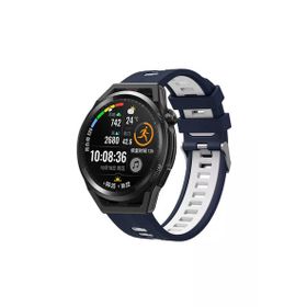 CoverZone Galaxy Gear S3 Grealish Lacivert Delikli Silikon Kordon