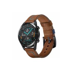 CoverZone Galaxy Gear S3 Kahverengi Deri Kordon