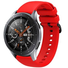 CoverZone Galaxy Gear S3 Termoplastik Perforated Kırmızı Kordon