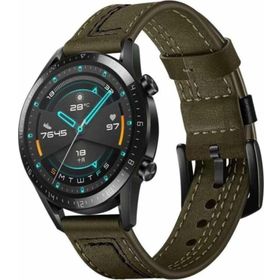 CoverZone Galaxy Gear S3 Yeşil Deri Kordon