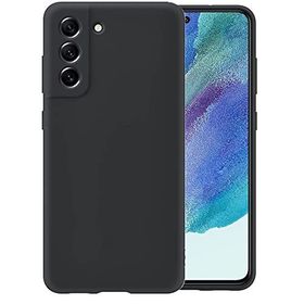 CoverZone Galaxy S21 Fe Uyumlu Mara Silky Kamera Korumalı Termoplastik Siyah Kılıf