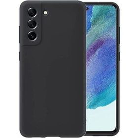 CoverZone Galaxy S21 Fe Uyumlu Mara Silky Kamera Korumalı Termoplastik Siyah Kılıf