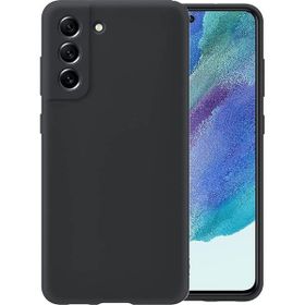 CoverZone Galaxy S21 Fe Uyumlu Mara Silky Kamera Korumalı Termoplastik Siyah Kılıf