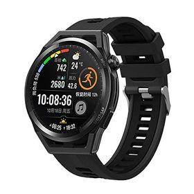 CoverZone Galaxy Watch 3 41 mm Grealish Siyah Delikli Silikon Kordon