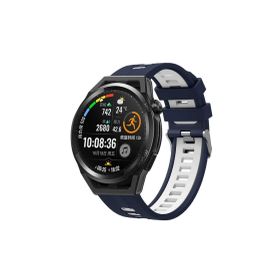 CoverZone Galaxy Watch Active 2 40 mm Grealish Silikon Delikli Lacivert Kordon