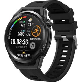 CoverZone Galaxy Watch Active 2 44 mm Grealish Silikon Delikli Siyah Kordon