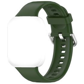 CoverZone Huawei Watch Fit 3 Uyumlu Spor Renkli Lagniappe Silikon Yeşil Kayış Kordon