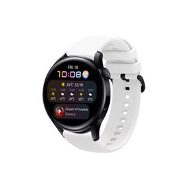 CoverZone Huawei Watch GT 3 Pro 46 mm Uyumlu Termoplastik Perforated Beyaz Kayış Kordon