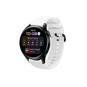 CoverZone Huawei Watch GT 3 Pro 46 mm Uyumlu Termoplastik Perforated Beyaz Kayış Kordon