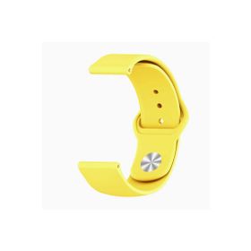 CoverZone Huawei Watch GT 3 Pro Uyumlu 46 mm Termoplastik Sarı Kordon