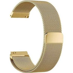 CoverZone Huawei Watch GT2 46 mm Mıknatıslı Metal Kayış Gold Kordon