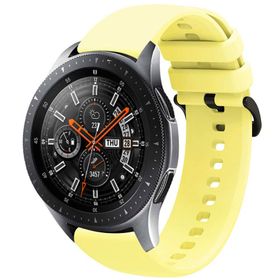 CoverZone Huawei Watch GT2 46 mm Uyumlu Kayış Termoplastik Perforated Sarı Kordon