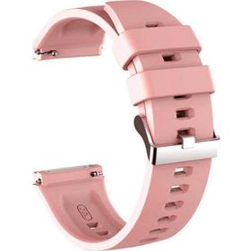 CoverZone Huawei Watch GT3 Pro Uyumlu 46 mm Çapraz Silikon Kayış Pembe Kordon
