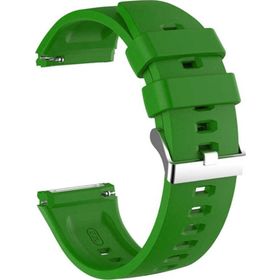 CoverZone Huawei Watch GT3 Pro Uyumlu 46 mm Çapraz Silikon Kayış Yeşil Kordon
