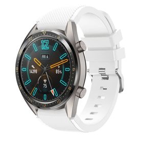 CoverZone Huawei Watch GT3 Pro Uyumlu 46 mm Classic Frontier Kayış Beyaz Kordon