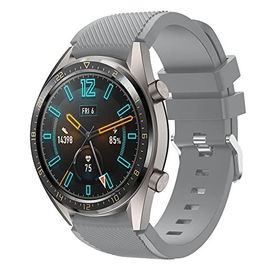 CoverZone Huawei Watch GT3 Pro Uyumlu 46 mm Classic Frontier Kayış Gri Kordon