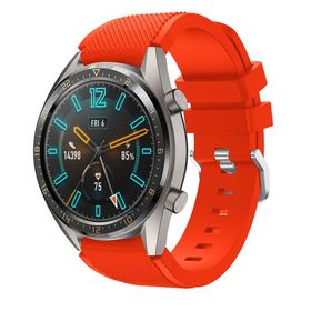 CoverZone Huawei Watch GT3 Pro Uyumlu 46 mm Classic Frontier Kayış Kırmızı Kordon