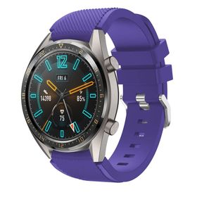 CoverZone Huawei Watch GT3 Pro Uyumlu 46 mm Classic Frontier Kayış Mor Kordon