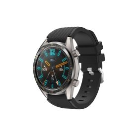 CoverZone Huawei Watch GT3 Pro Uyumlu 46 mm Classic Frontier Kayış Siyah Kordon