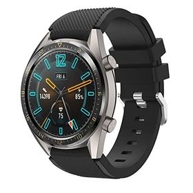 CoverZone Huawei Watch GT3 Pro Uyumlu 46 mm Classic Frontier Kayış Siyah Kordon